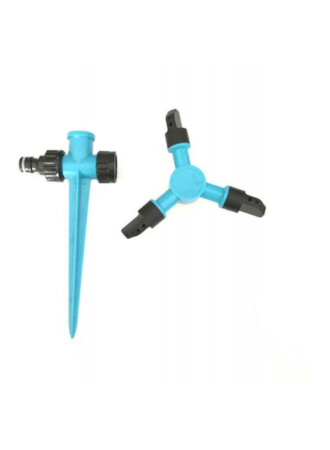 NIBEMINENT Triangular Nozzles Garden Lawn Sprinkler Blue/Black 