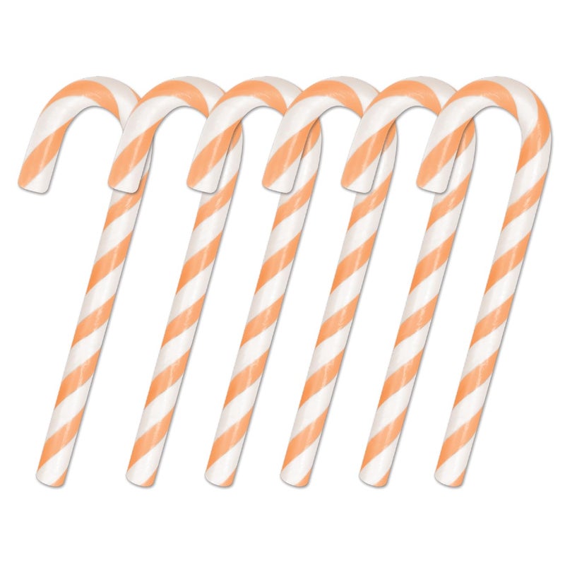 Archie McPhee Pacific Northwest Salmon Candy Canes - Set of 6 Pink and White Striped Novelty Candy Canes, Funny Gag Gift, 5.25 Inch - Image 5