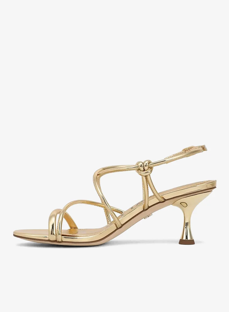 Sam Edelman GOLD Riana Strappy Heel Sandal for Women | Best Price UAE