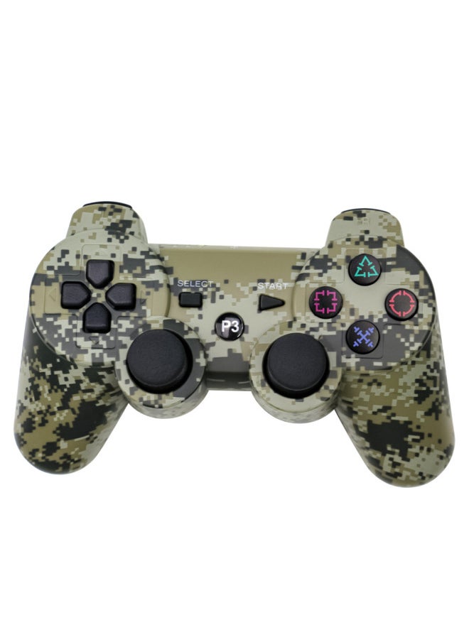Generic Wireless Bluetooth Ps3 Game Controller Snowflake Button Digital Computer Gamepad For Ps3 Console Gaming Accessories-Product Color:Advanced Camouflage  - Image 1