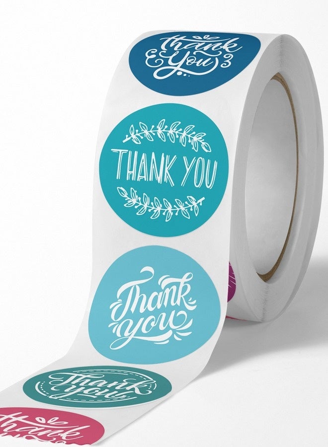 Generic 500 Pieces Thank You Dessert Cake Seal Stickers Wedding Dress Party  Labels Stickers Roll Tag  - Image 3