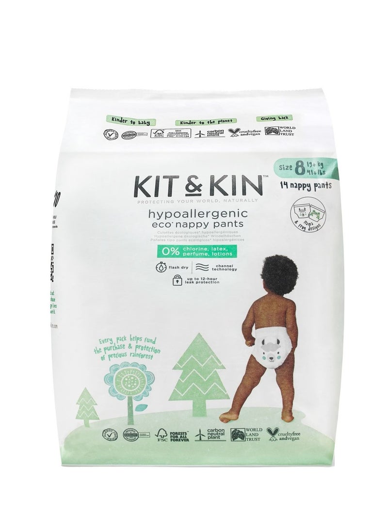 Kit & Kin Eco Pull Ups Diaper Size 8 14 Diapers - Image 1