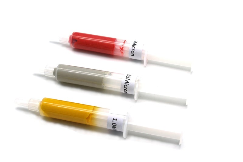 TEMO 3 pc 5 Gram Diamond Lapping Paste Polishing Compound Syringes Finishing Set 0.5, 1.0, 3.5 Micron (Grit 30,000, Grit 15,000, Grit 6,000) for Jewelry, Metal, Ring, Gemstone, Glass, Coin - Image 1