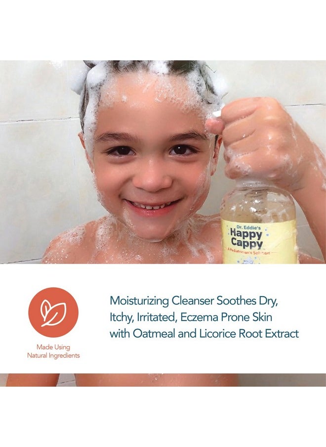 Happy Cappy - Dr. Eddie'S Daily Shampoo & Body Wash For Children Soothes Dry Itchy Sensitive Eczema Prone Skin Dermatologist Tested No Fragrance No Dye 8 Fl Oz - Image 1