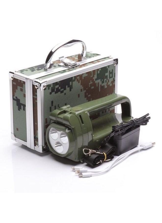 Generic - Li Yu 5600 Multi-functional Magnetic Lighting Work Light Inspection Search Class Light Hand Lighting Searchlight-Power:3*1W - Image 1