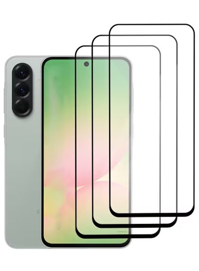 Raxoom 3-Pack Tempered Glass Screen Protector for 6.7-Inch Smartphone | Full Coverage Edge-to-Edge Fit, 9H Hardness, HD Clarity, Anti-Fingerprint, Scratch Resistant, Bubble-Free Installation â€“ Compatible with 6.7-Inch Display Devices - Image 1