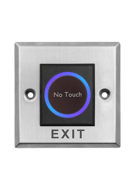 Touchless Exit Button Switch No Touch Door Infrared Sensor with LED Input DC12V Output COM/NC/NO for Access Control Systems Gates and Garage Openers