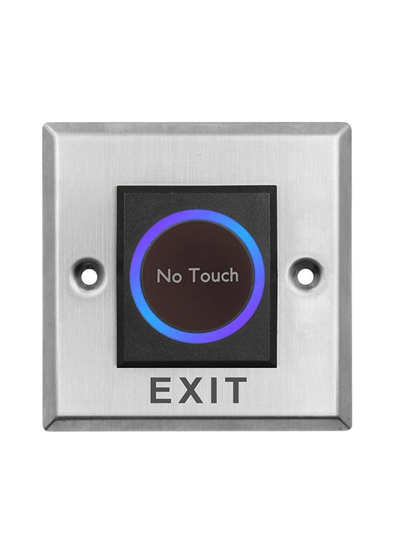 Rubik - Touchless Exit Button Switch No Touch Door Infrared Sensor with LED Input DC12V Output COM/NC/NO for Access Control Systems Gates and Garage Openers - Image 1
