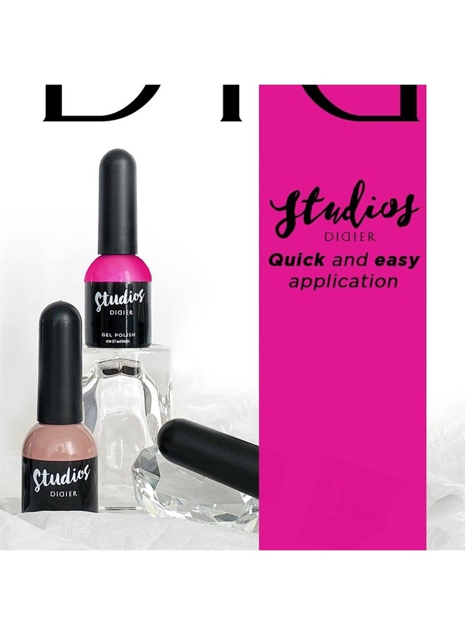 DIDIER LAB Studios Gel Polish Evolution - Professional Manicure Pedicure Products - Rich Pigment for Complete Nail Coverage - Flawless Shine - Suitable for Beginners - For UV Lamp - Gift for Women - Image 4