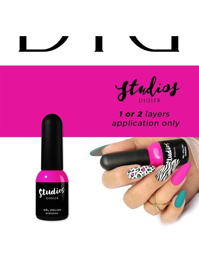DIDIER LAB Studios Gel Polish Evolution - Professional Manicure Pedicure Products - Rich Pigment for Complete Nail Coverage - Flawless Shine - Suitable for Beginners - For UV Lamp - Gift for Women - Image 3