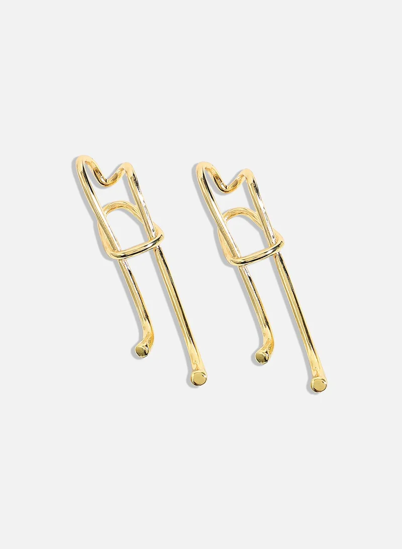 سوهي أقراط عصرية أنيقة اصطناعية