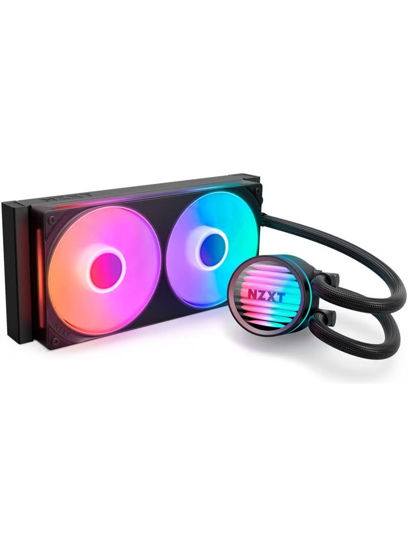 NZXT Kraken Core 240 RGB Liquid CPU Cooler – 240mm Radiator, ARGB, High-Performance Fans, RL-KR24C-B1 - Image 1