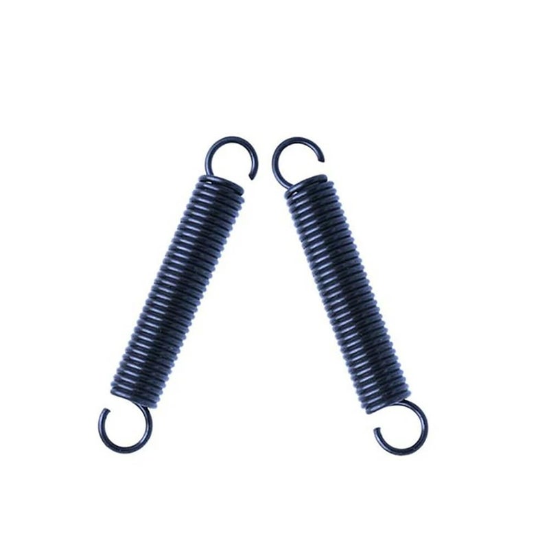 Stainless Steel Spring, Metal Springs 2pcs Wire Dia 2mm Tension Spring with Open Hook OD 10-17mm Expand Spring Pullback Spring Long 30-100mm(2x14mm (2pcs),100mm) - Image 4