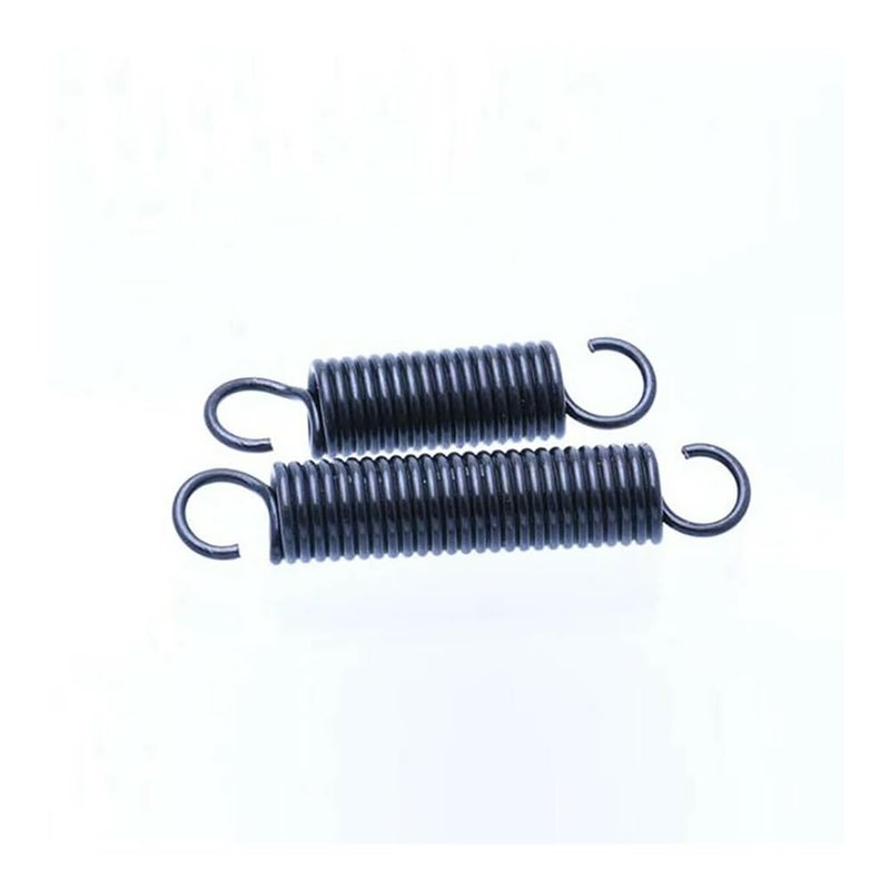 Stainless Steel Spring, Metal Springs 2pcs Wire Dia 2mm Tension Spring with Open Hook OD 10-17mm Expand Spring Pullback Spring Long 30-100mm(2x14mm (2pcs),100mm) - Image 5