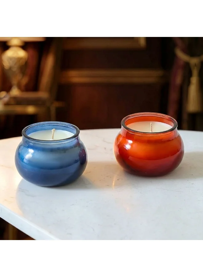 دانوب هوم Mystique Oud Scented Candle Set 2x225g Jar Candles Long Lasting Luxury Home Fragrance