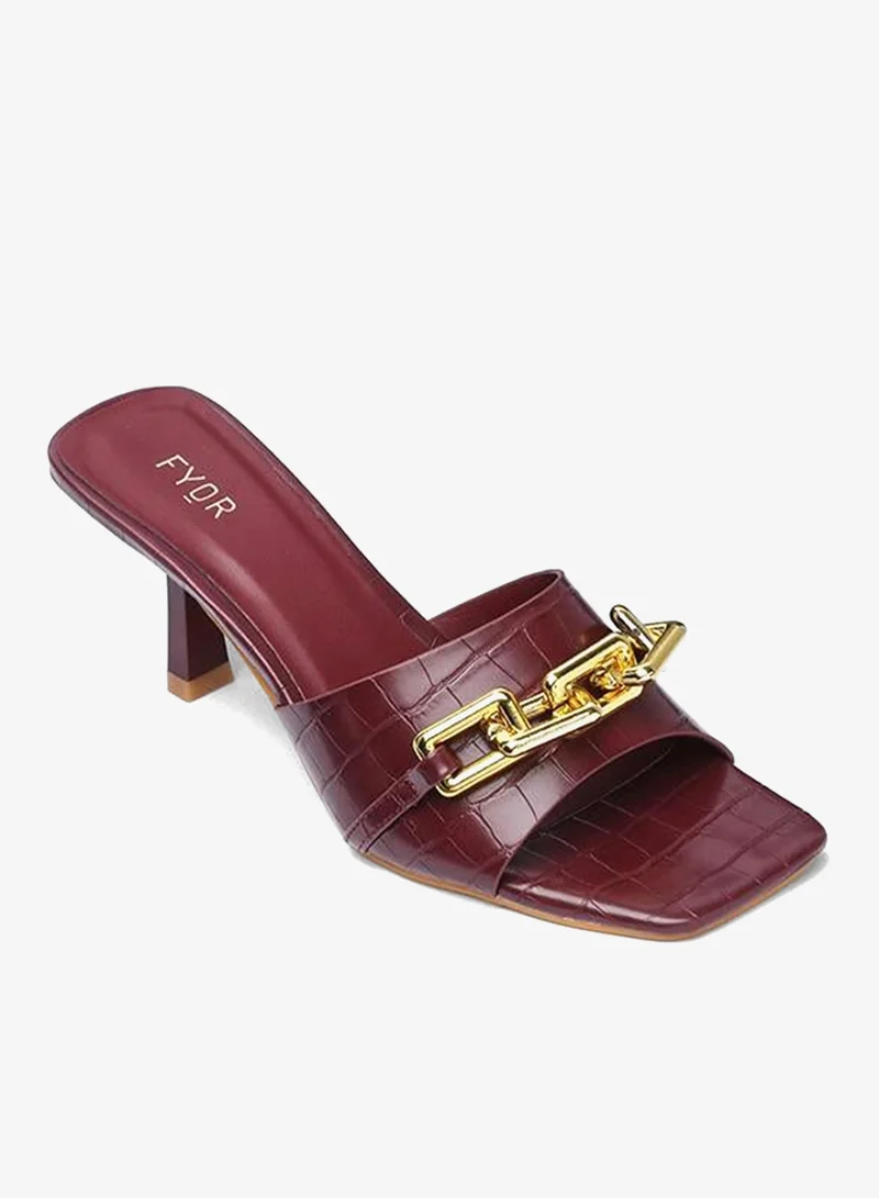 فايور Chain Link Heeled Sandal HL 120