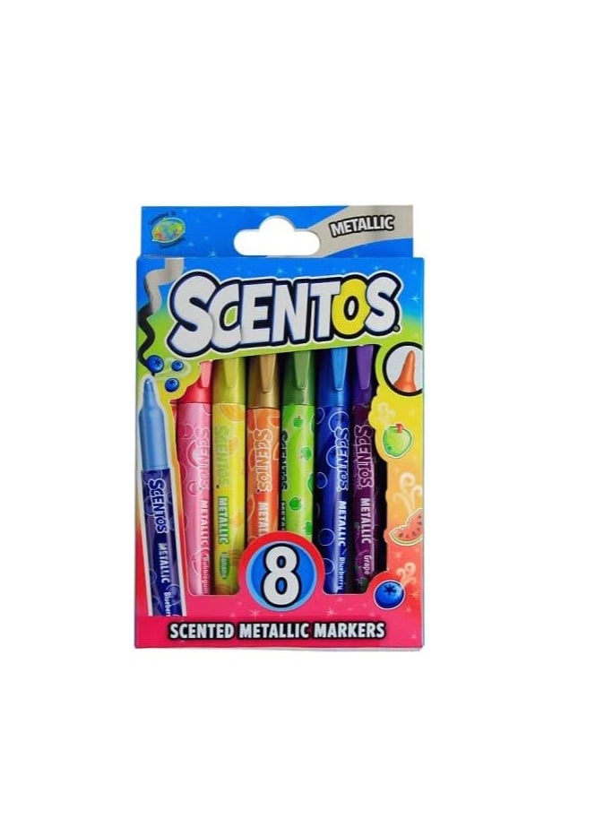 سينتوس أقلام تحديد معدنية معطرة من SCENTOS 8 