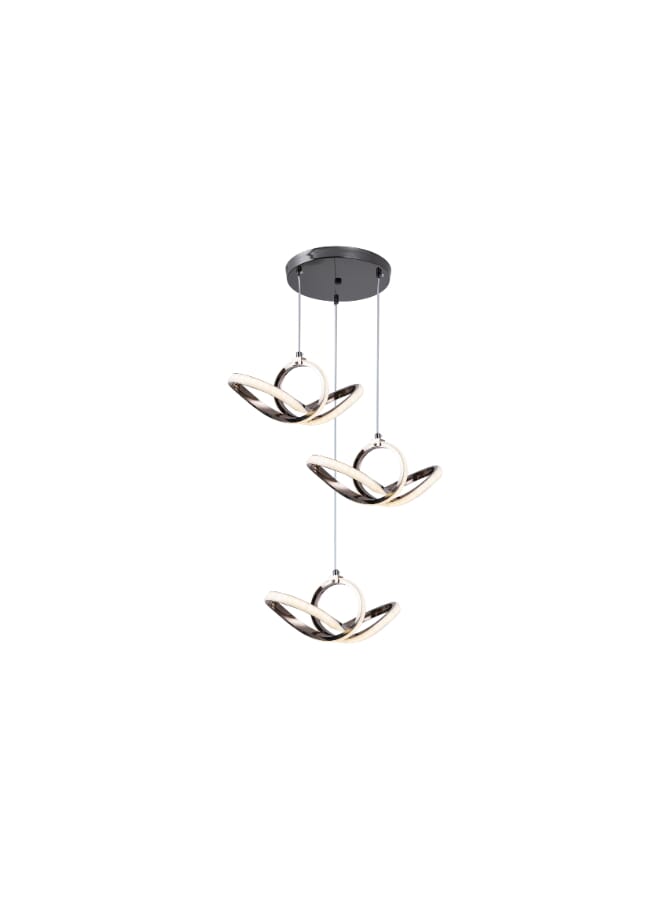 Best Power Modern LED Chandelier 6546-3 with 3 Pendants – 3 Lighting Modes, 60W – 90CM Adjustable Hanging Light for Living Room, Dining, Bedroom - Image 2
