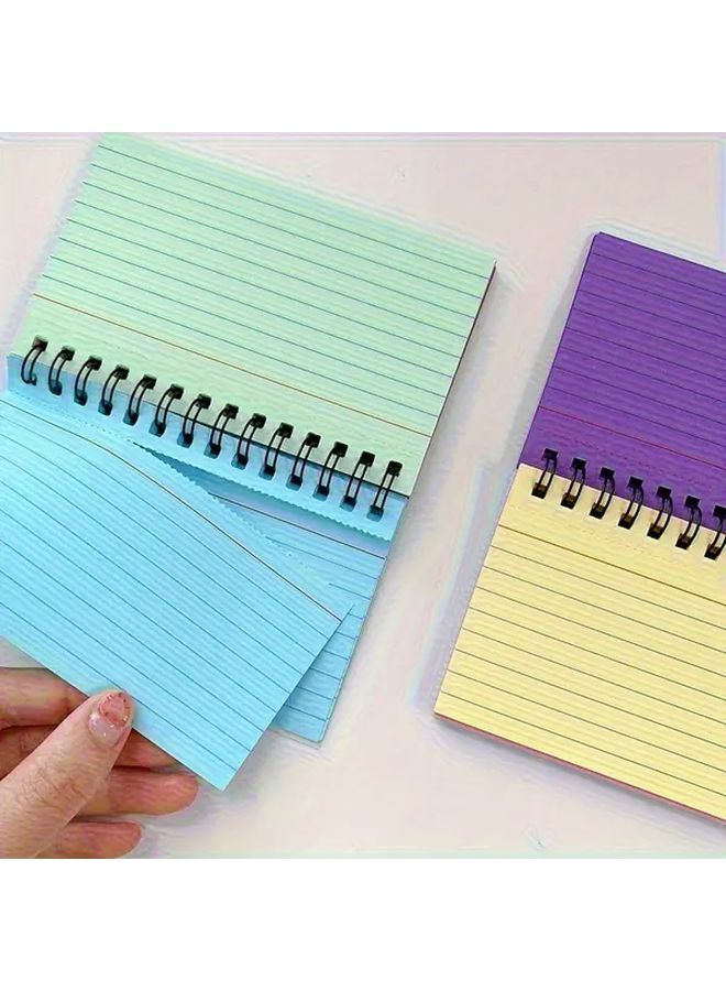 3pcs Colorful Tearable Spiral Notebooks For School Study Work Notes - Image 3