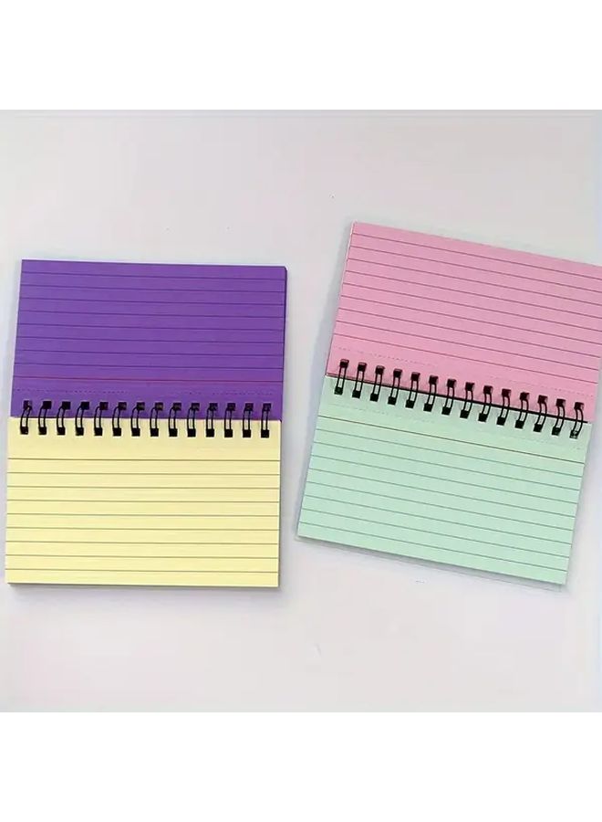 3pcs Colorful Tearable Spiral Notebooks For School Study Work Notes - Image 5