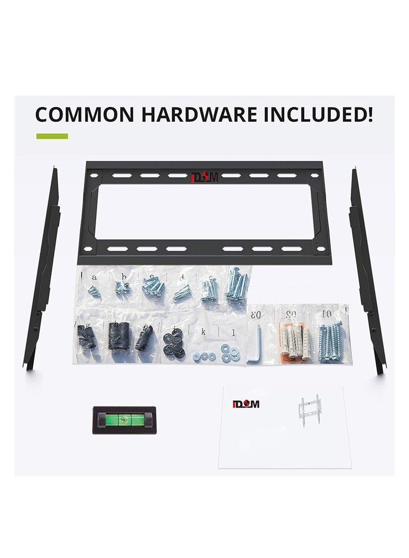 32-65 Inches Fixed LED LCD Plasma Wall Mount Bracket with Heavy-Duty Max VESA 400 x 400 45 Kg Weight Capacity - Image 4