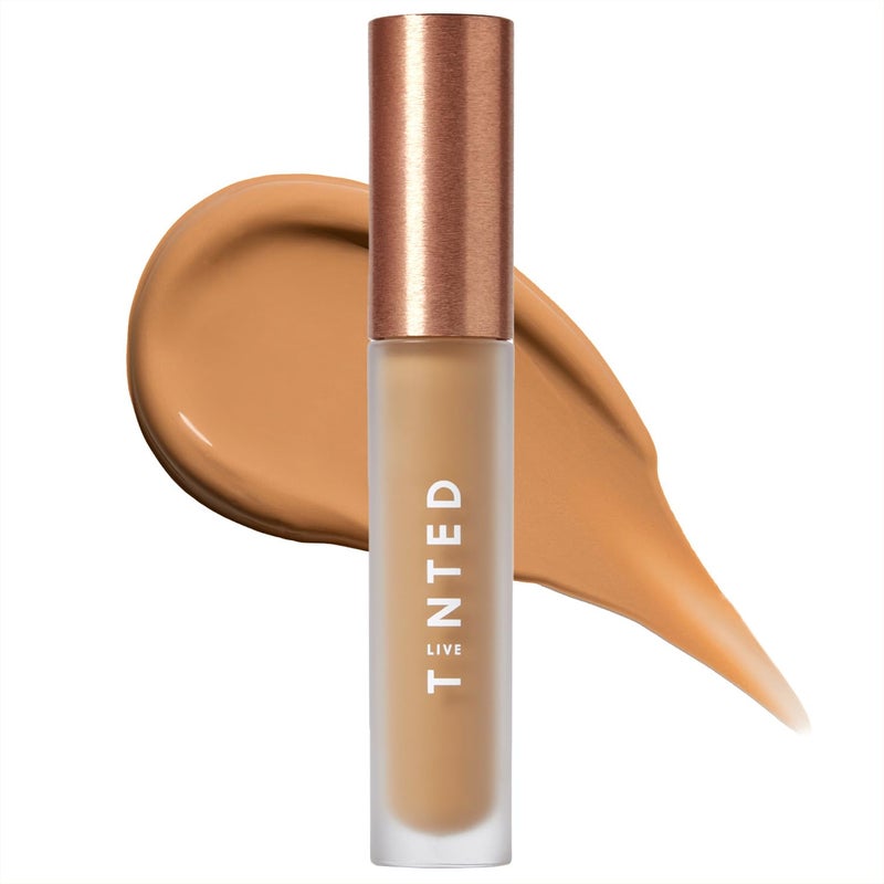 Live Tinted Hueskin Serum Concealer - Medium-to-Full Coverage Concealer with Niacinamide, & Hyaluronic Acid for Dark Circles, Fine Lines & Wrinkles, Buildable Long-Lasting Formula, 0.35 oz Shade 10 - Image 2