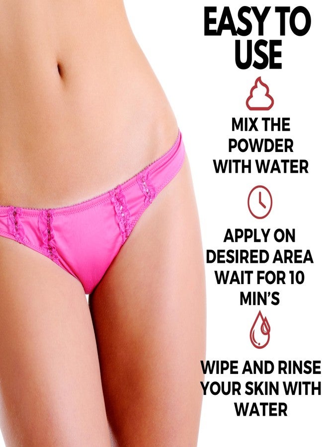 Samisha Bikini Hair Removal Powder Wax Samisha Bikini Hair Removal Herbal Wax Powder | 5 Min's Painless Herbal Wax Powder all Skin Types Hands, Legs, Underarms, Bikini Area & Intimate Area (100 Grams) - Image 5