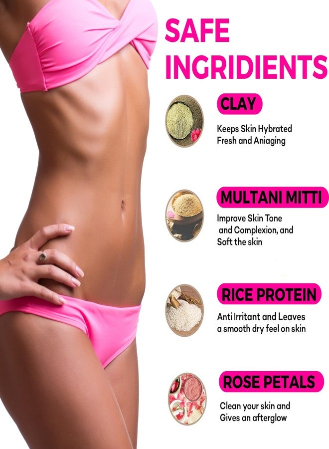 Samisha Bikini Hair Removal Powder Wax Samisha Bikini Hair Removal Herbal Wax Powder | 5 Min's Painless Herbal Wax Powder all Skin Types Hands, Legs, Underarms, Bikini Area & Intimate Area (100 Grams) - Image 4