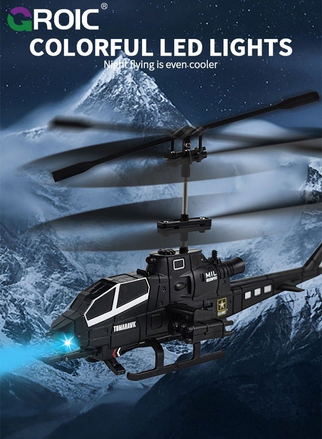 GROIC Remote Control Helicopter, RC Flying Toys for Boys Girls Birthday, Rc Helicopter Toy with Gyro & LED Light, 2.5GHz Perfect Indoor Flying Toy for Beginner Kids Boys Girls - Image 5