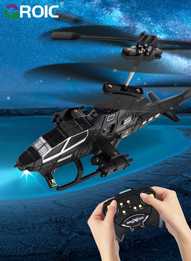 GROIC Remote Control Helicopter, RC Flying Toys for Boys Girls Birthday, Rc Helicopter Toy with Gyro & LED Light, 2.5GHz Perfect Indoor Flying Toy for Beginner Kids Boys Girls - Image 2