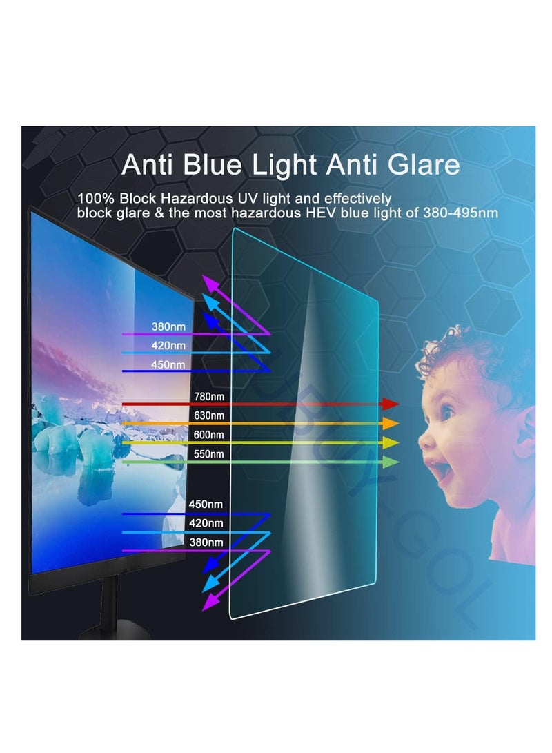 1Pack 15.6 inch Laptop Screen Protector Blue Light Anti Glare Filter for HP Envy X360 15.6/Pavilion 15.6/ victus 15.6 /ProBook 15.6/EliteBook 15.6/OMEN 15.6/, Eye Protection Computer Protector 16:9  - Image 2