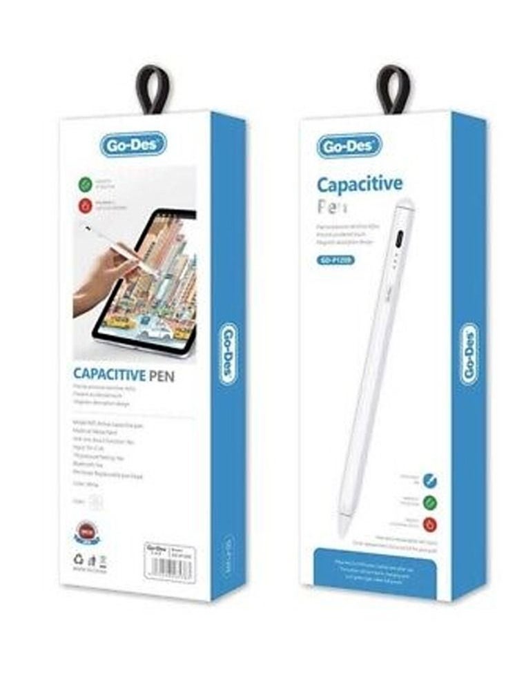 GO-DES - Active Stylus Pen for iPad iPhone Capacitive Touch Screen Pen Take Notes, Hand Written and Draw No Lags Skipping for  Apple Ipad 10.2 2021 (a2603, A2604) - Image 1
