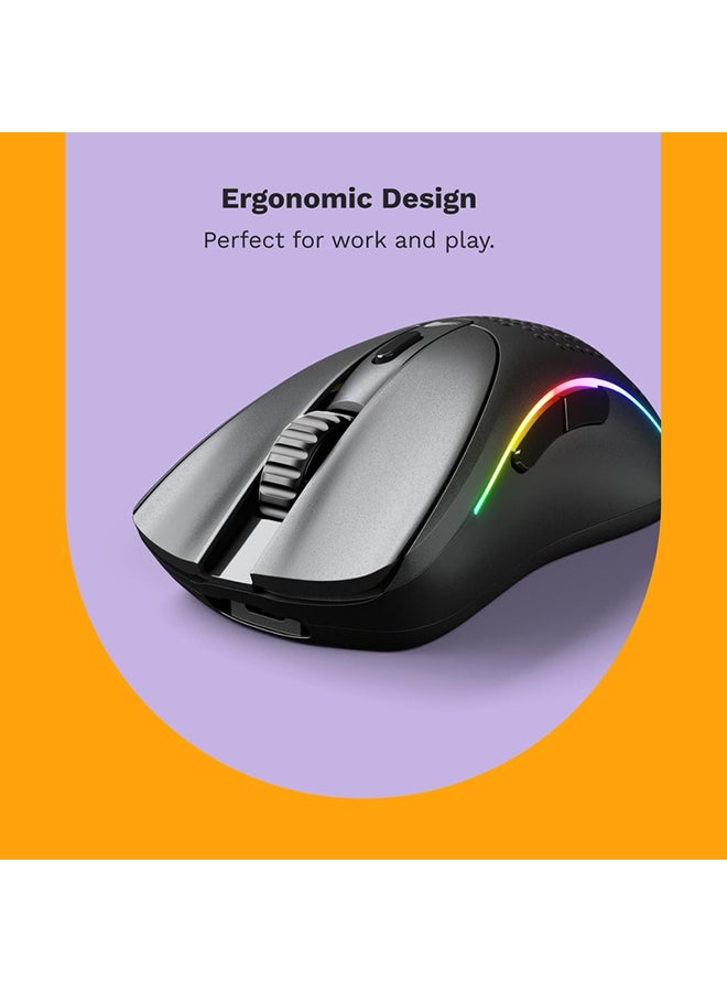 Glorious Gaming Model D 2 RGB Wireless Gaming Mouse - Superlight 66g, Upto 210 hr Battery Life, 26K Optical Sensor, 6 Programmable Buttons, 80 Million Clicks, FPS, Backlit Gaming Mouse - Matte Black | GLO-MS-DWV2-MB - Image 4
