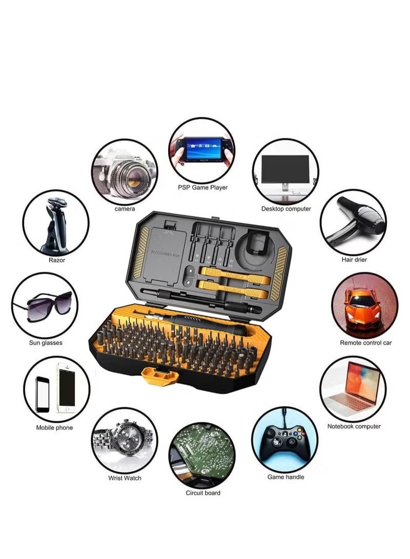 Screwdriver Set Magnetic, 145-in-1 Precision Screwdriver Set Repair Tool kit for Mobile Phone, Watch, Glasses, Camera, computer, Xbox, PS 4, Nintendo, laptop, tablet, gaming Console - Image 3