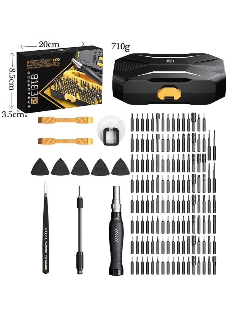 Screwdriver Set Magnetic, 145-in-1 Precision Screwdriver Set Repair Tool kit for Mobile Phone, Watch, Glasses, Camera, computer, Xbox, PS 4, Nintendo, laptop, tablet, gaming Console - Image 2