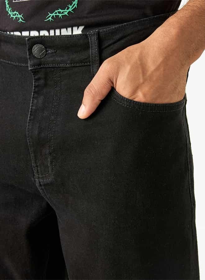 لي كوبر بنطلون جينز بقصة ضيّقة وخصر متوسط الارتفاع بجيوب من لي كوبر - Image 4