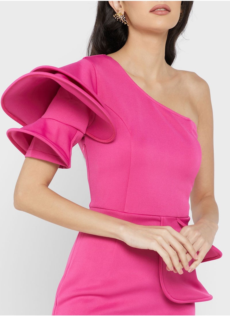 Ella Limited Edition - One Shoulder Shift Dress - Image 1