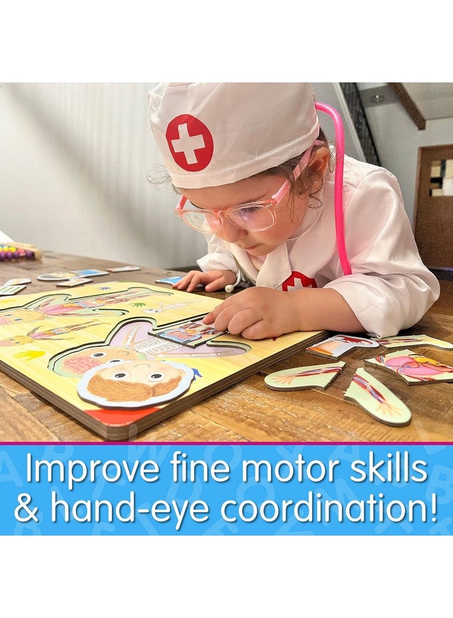THE LEARNING JOURNEY : Lift & Learn Inside Of Me - Human Body Layered 28 Piece Jigsaw Puzzles- Montessori School - Learning Educational Toy For Baby - Kids Ages 3 And Up Non-Toxic & Bpa Free - Image 3