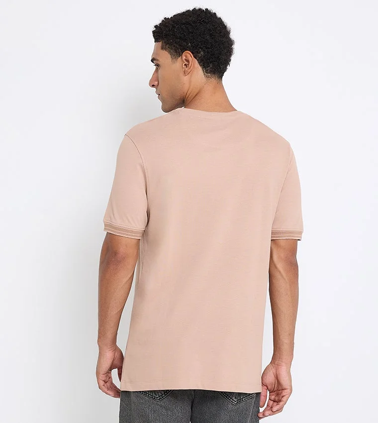 Ben Sherman  Ben Sherman Men's Crew Neck Short Sleeve Graphic T-Shirt for Men | Best Price UAE