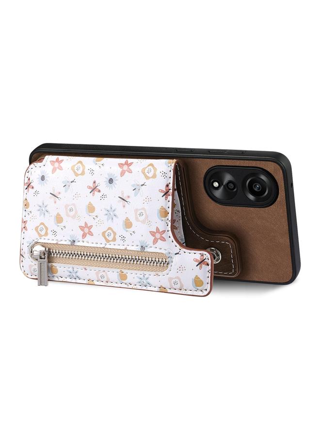 اس-توب جراب خلفي لهاتف OPPO Reno8 T 5G بتصميم كلاسيكي مع سحاب ومحفظة - Image 2