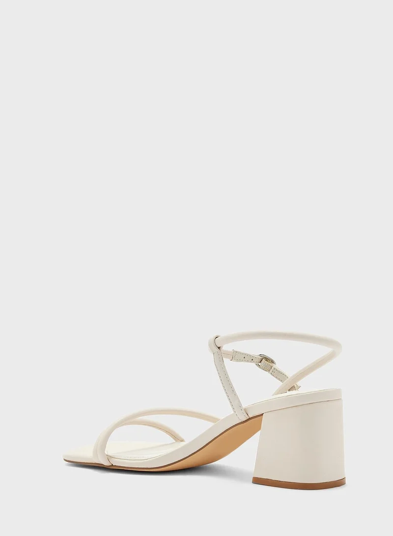 ناين ويست Ankle Strap Low Heel Sandals