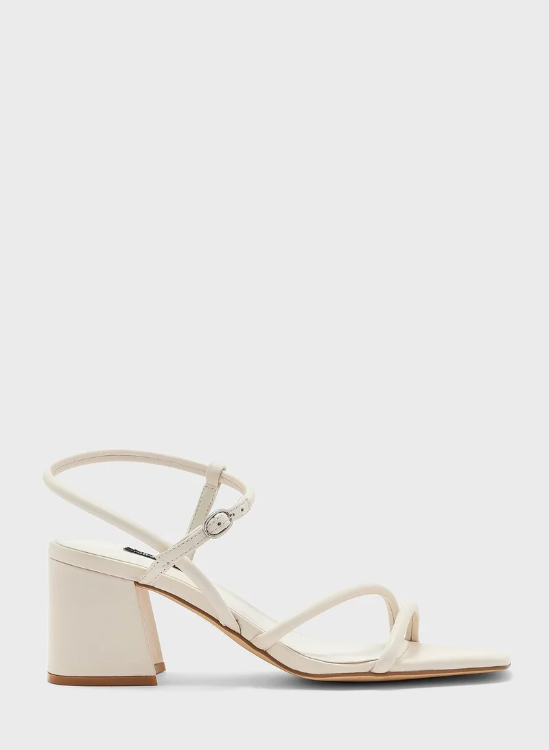 ناين ويست Ankle Strap Low Heel Sandals
