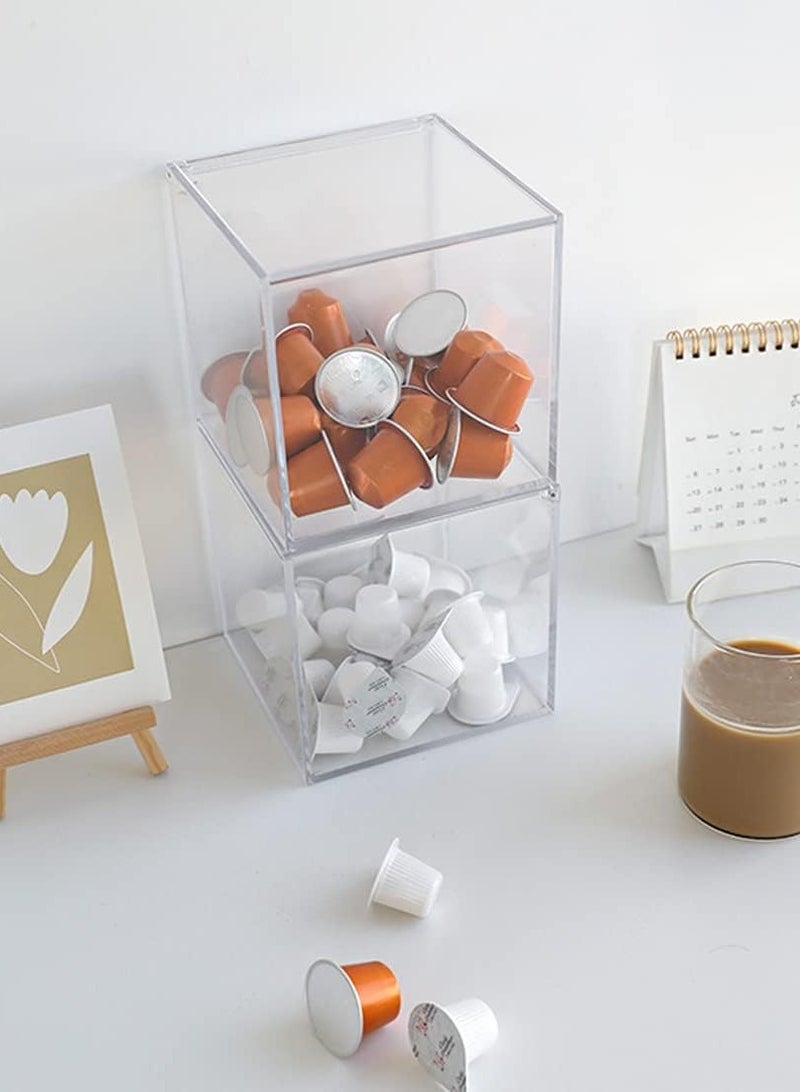 TPGP Capsule Holder Coffee Capsule Holder Tea Bag Organizer Clear Acrylic Dispenser for Capsules  - Image 5