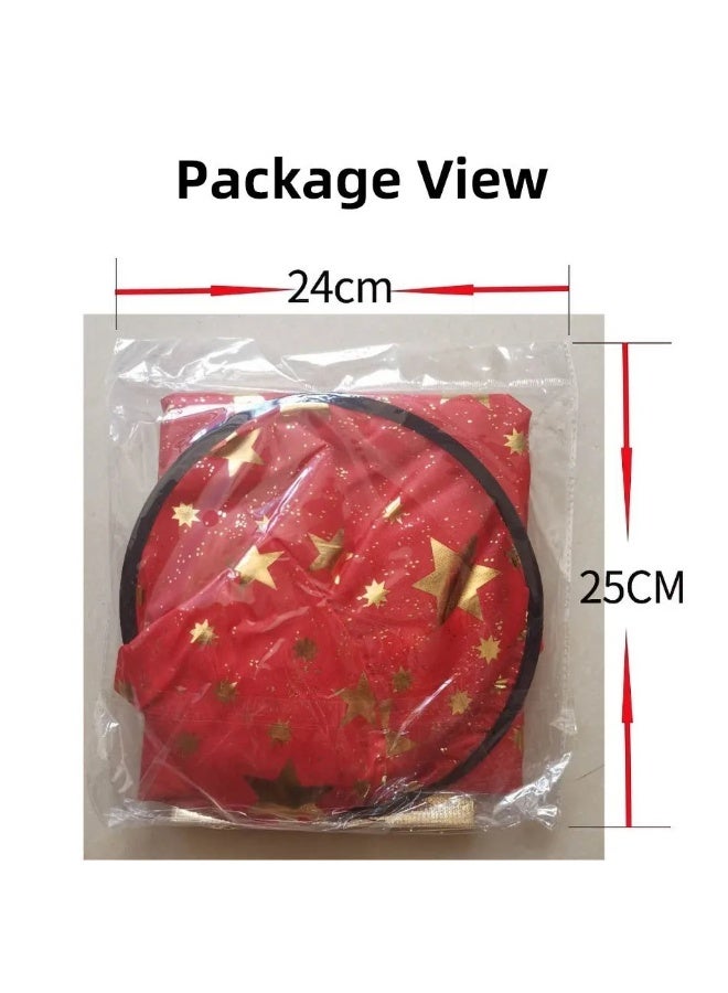 NIBEMINENT Halloween cape, witch cape, children's masquerade ball, tartan cloth, five-star cape, cloak - Image 2