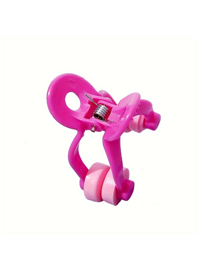 خاجول قطعتان من مشكل الأنف الوردي، أداة تجميل سهلة الاستخدام من السيليكون لتصحيح شكل الأنف، غير كهربائية، مشبك رفع للنساء - Image 3