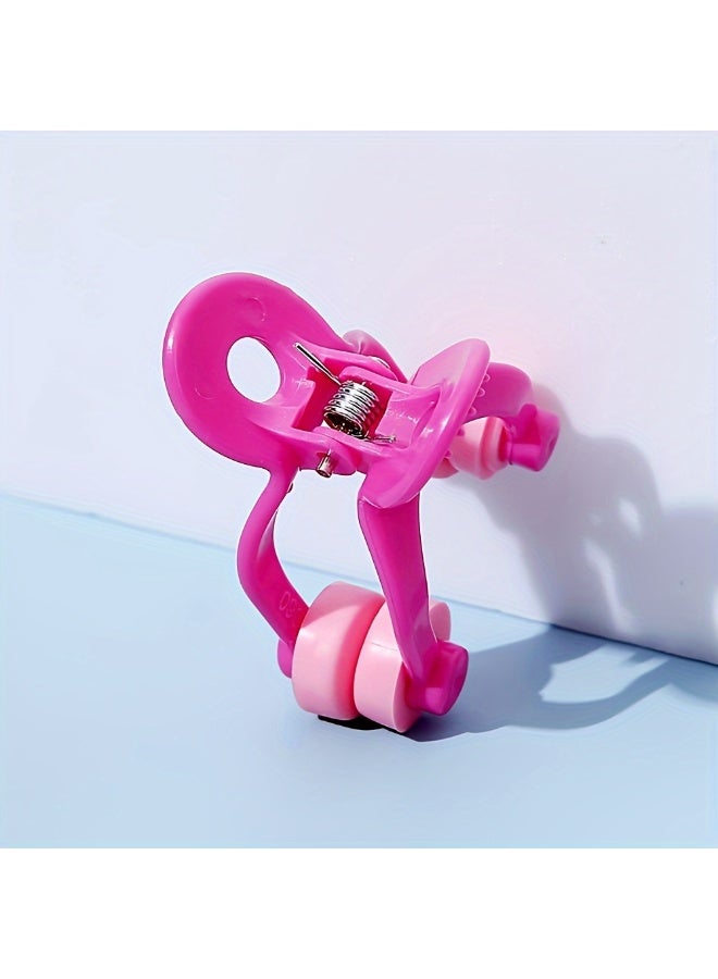 خاجول قطعتان من مشكل الأنف الوردي، أداة تجميل سهلة الاستخدام من السيليكون لتصحيح شكل الأنف، غير كهربائية، مشبك رفع للنساء - Image 5