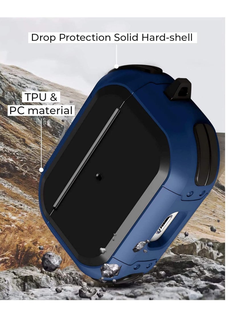 Compatible Airpods Pro 2nd Generation Case Cover with LockCompatible Airpods Live/ Pro 2nd Generation Case Cover with Lock, AirPod Pro 2 Case for Men Women with Keychain Cool Air Pod Pro 2 Shockproof Protective Case for..., AirPod Pro 2 Case for Men Women with Keychain Cool Air Pod Pro 2 Shockproof Protective Case for... - Image 3