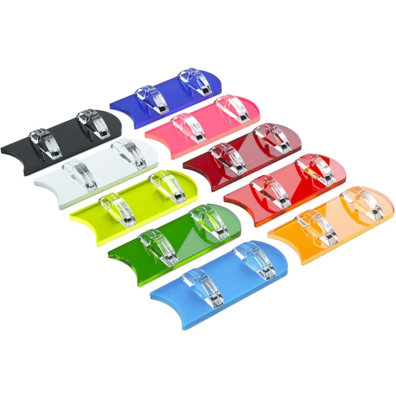 Gamegenic Card Stands Set of 10 Card Stands Use with Standard Size Sleeved and Unsleeved Gaming Cards Use in Gameplay and Display for TCG and LCG Cards Multicolor Acrylic Made by Gamegenic - Image 2