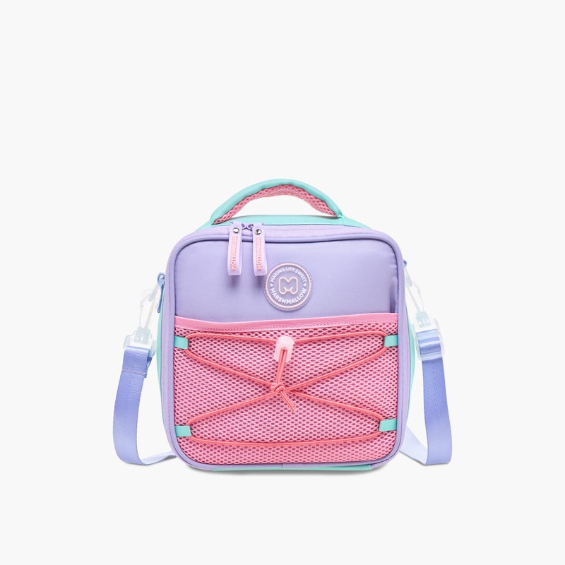 MARSHMALLOW Lunch/Cooler Bag-Caramello-1 Cmprt-Girls- (Polyester) Purple \ 21X21X10 - Image 1