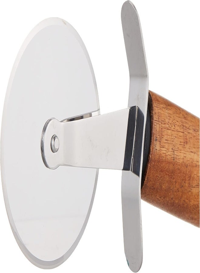 AKDC Stainless Steel Pizza Cutter With Acacia Wood Handle, Ac-Ka0010 - Image 3